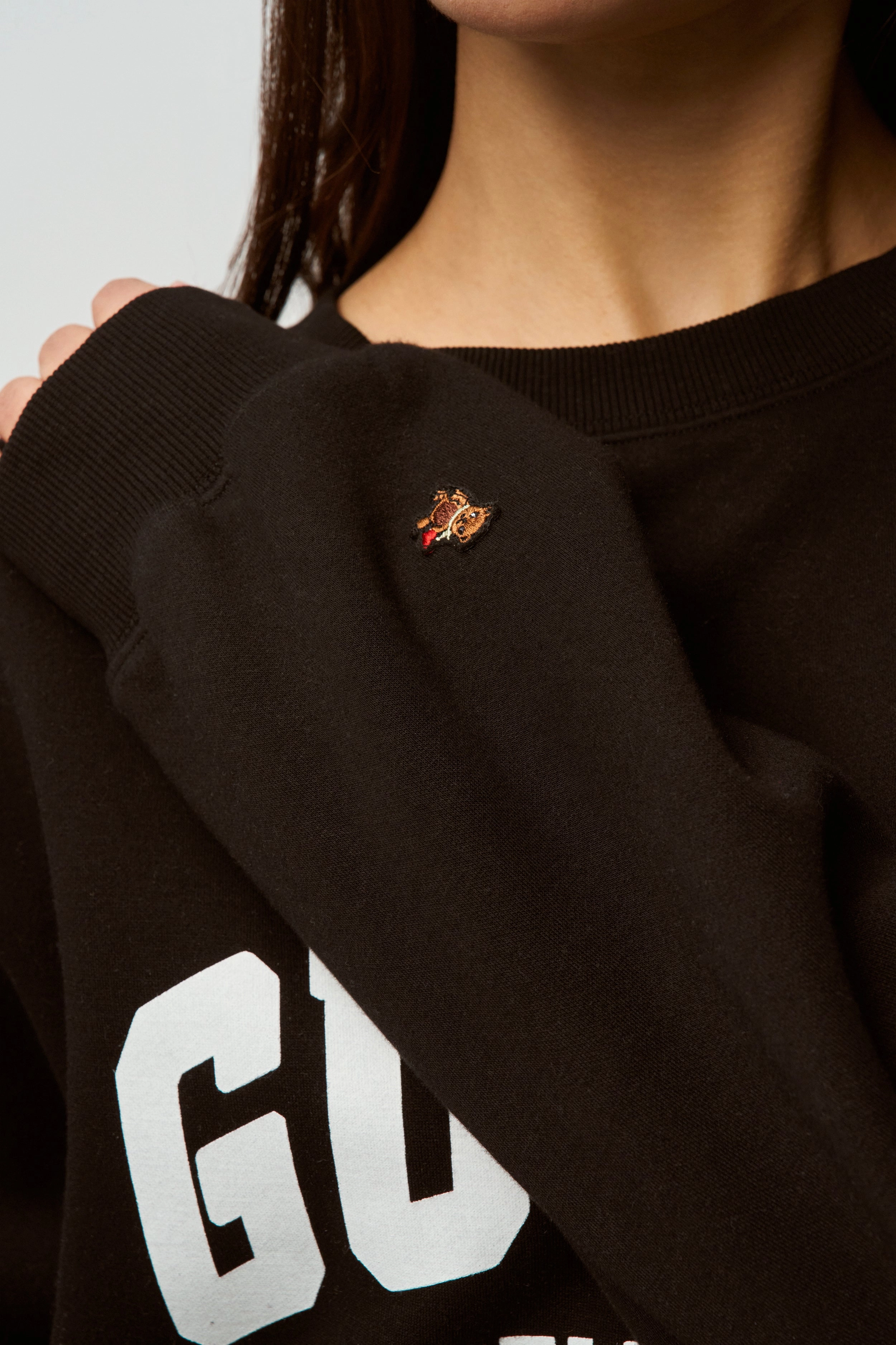 Guizio Fleece Crewneck Stretchable Cuffs NonRestrictive Cut