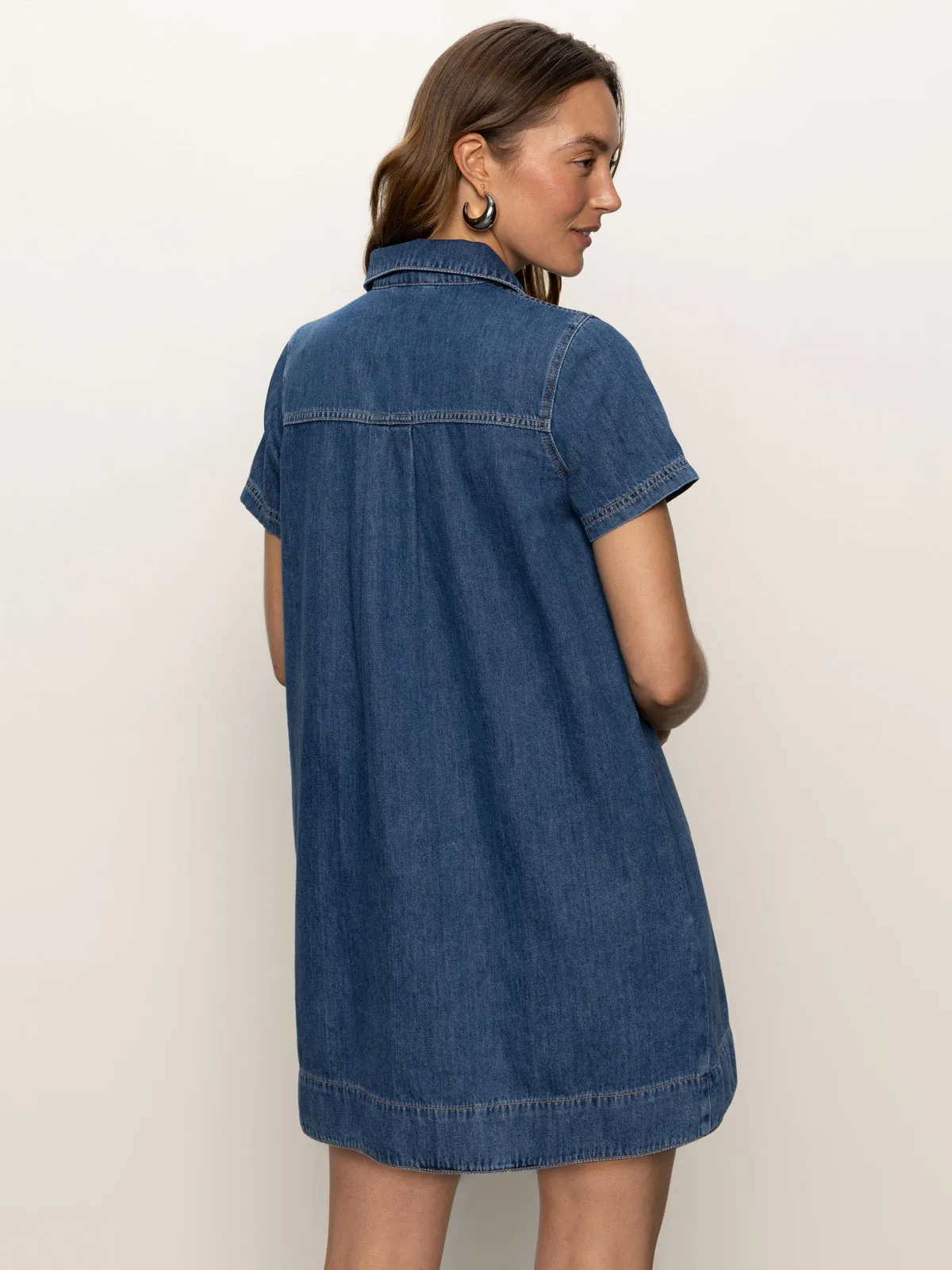 Timeless Feel Denim Shiftdress Medium Wash