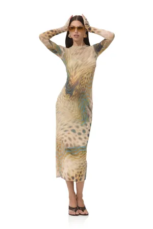 Ashland Dress - Fish Scale Swirl Smooth Fit Grace Walk
