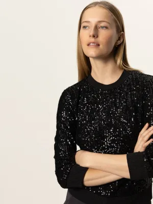 Relaxed Sparkle Popover Black PreShrunkCotton