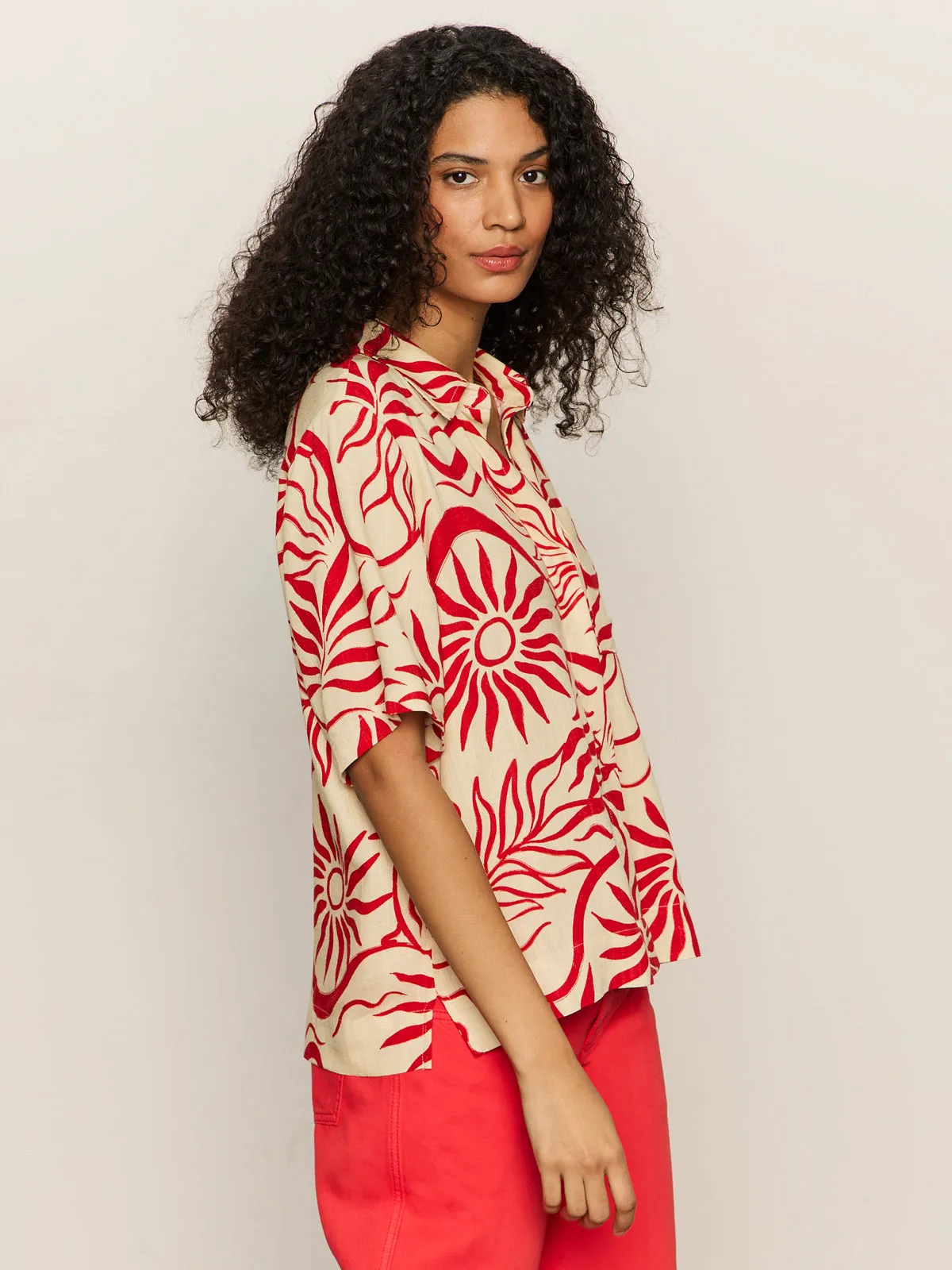 Relaxed Vacation Shirt Sunny Riviera Seasonal Comfort Thermal regulation