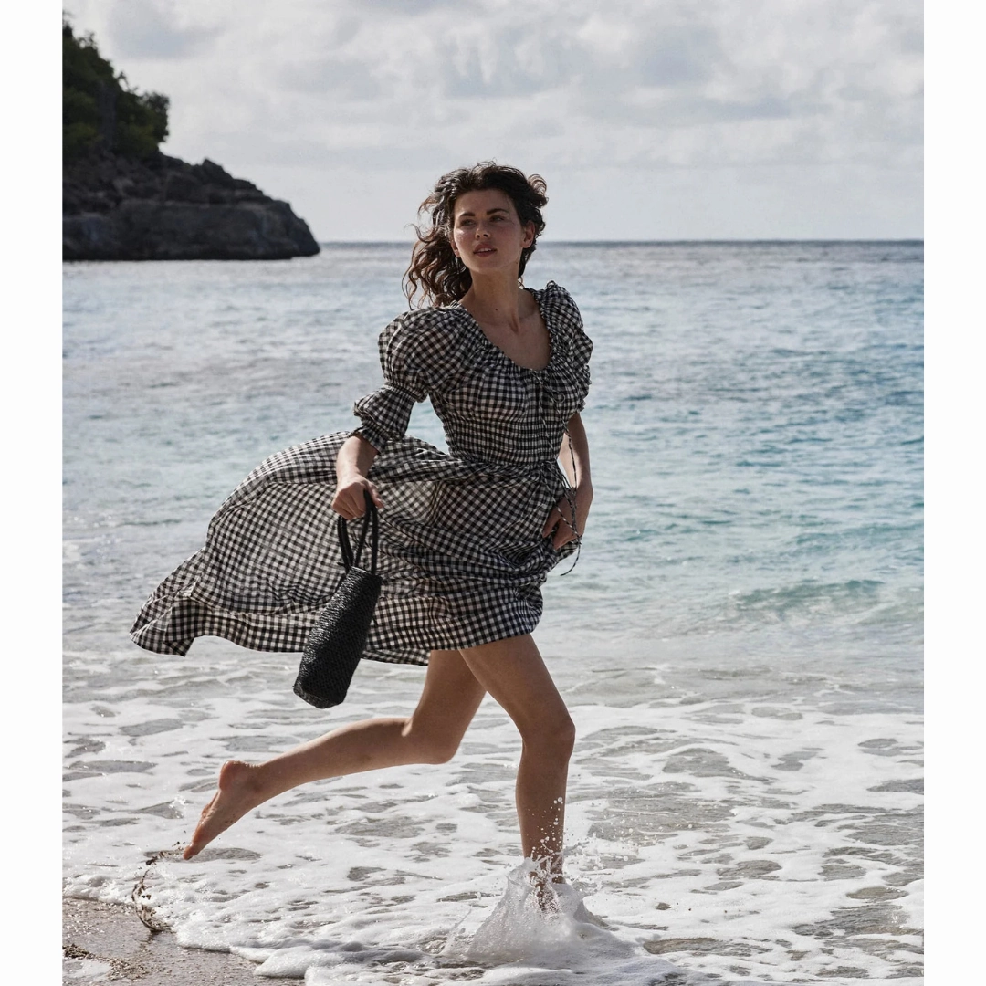 Ischia Dress Art Inspired Premium Fabric