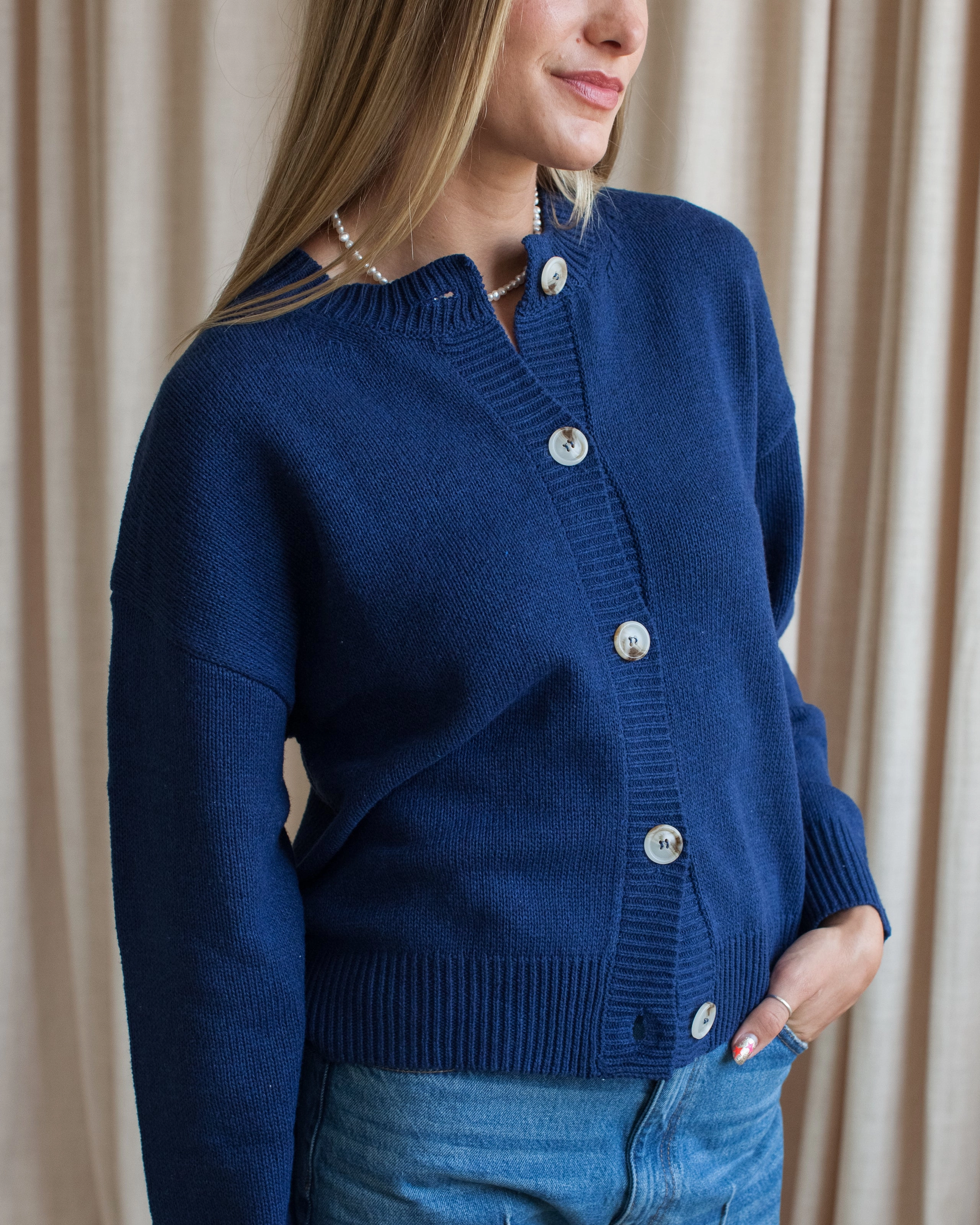 Go-To Look Ophelia Cardigan- Navy