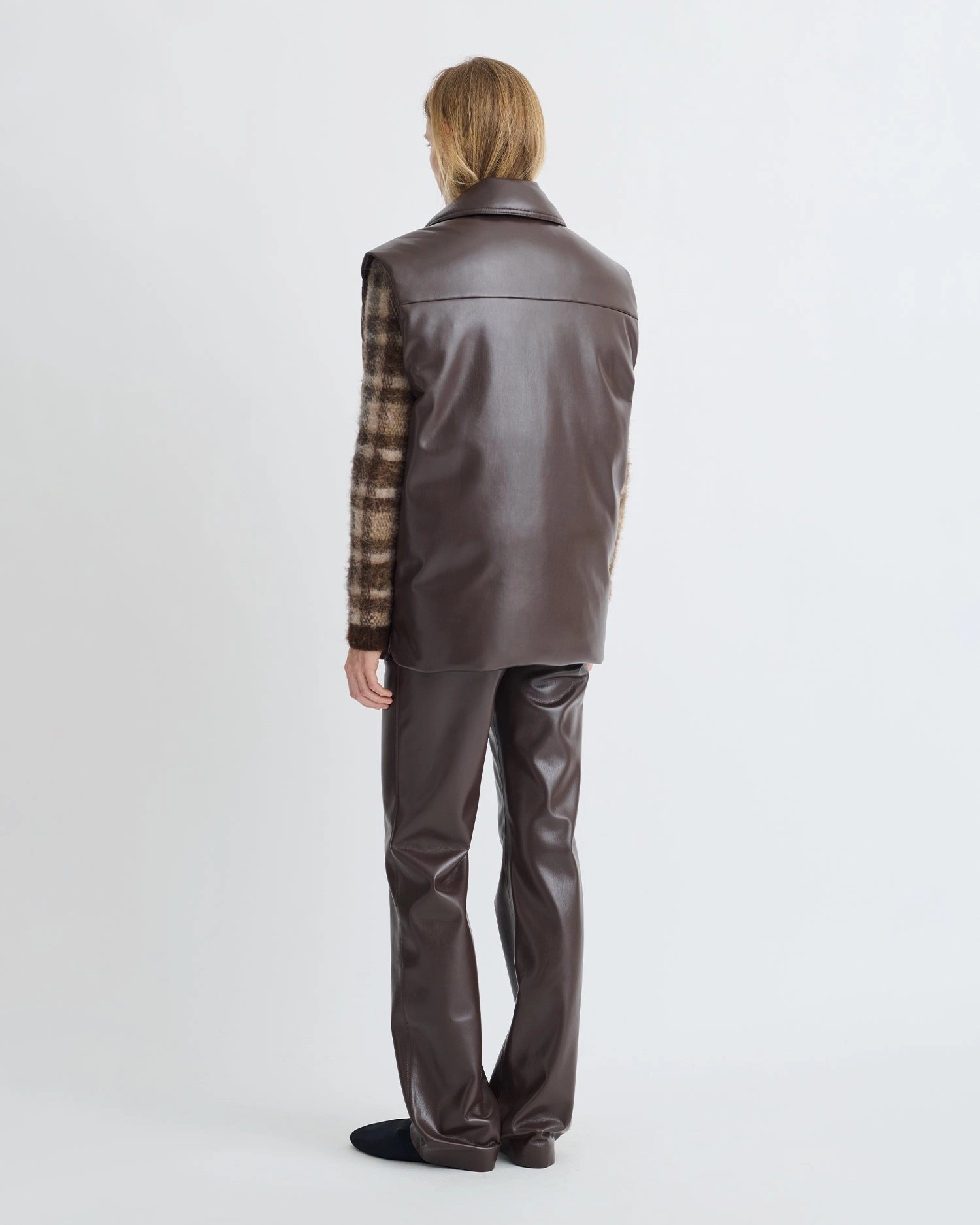 Karlene - Okobor Vest - Coffee Ground slim fit
