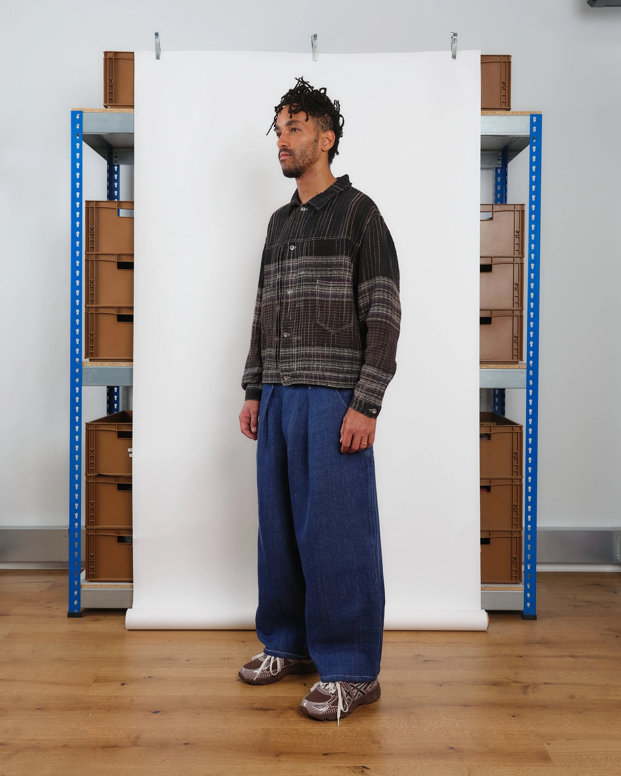 Artist Vibe Smooth Sundae Jacket - Black Blanket Handloom