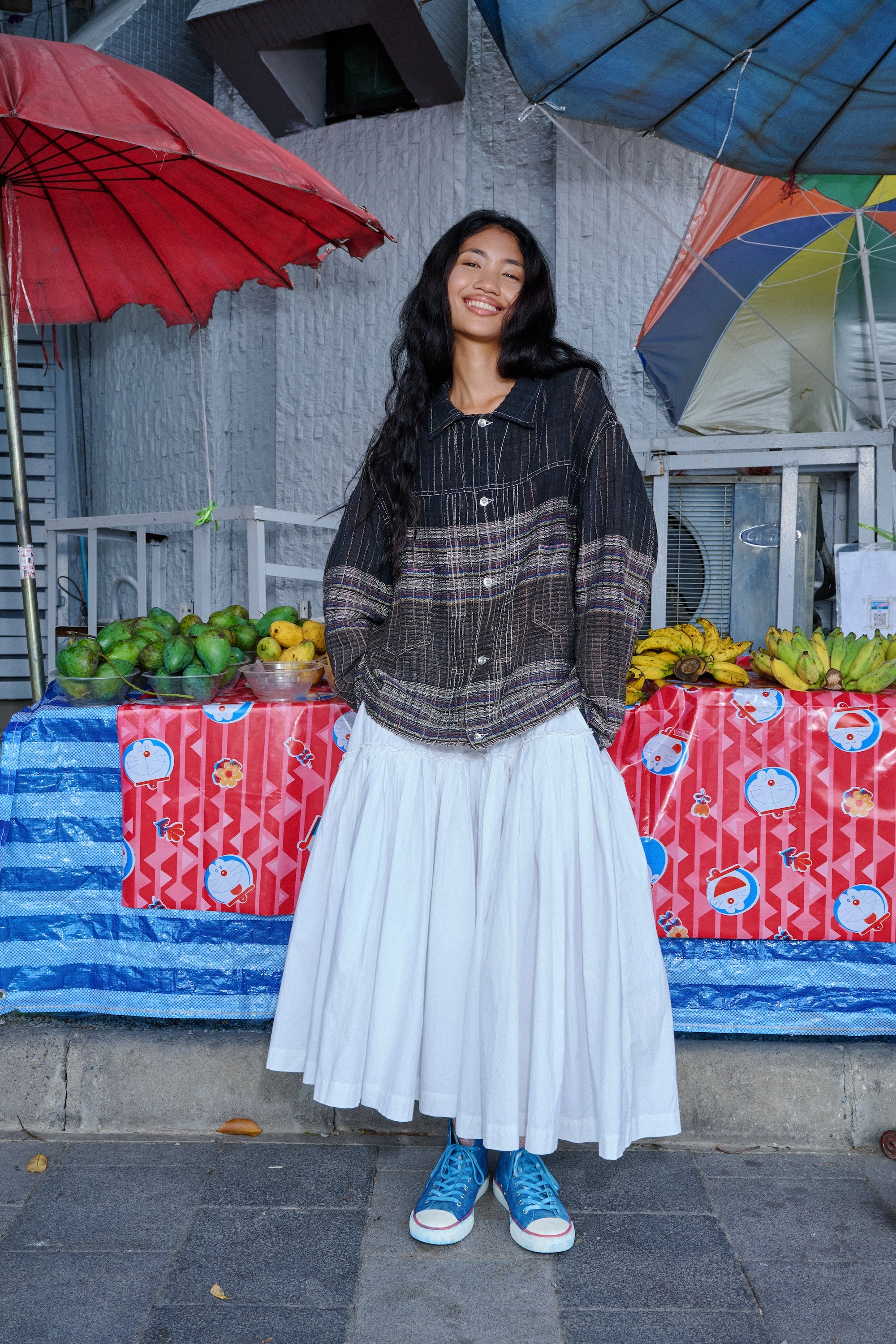 Casual Cool Sundae Jacket - Black Blanket Handloom