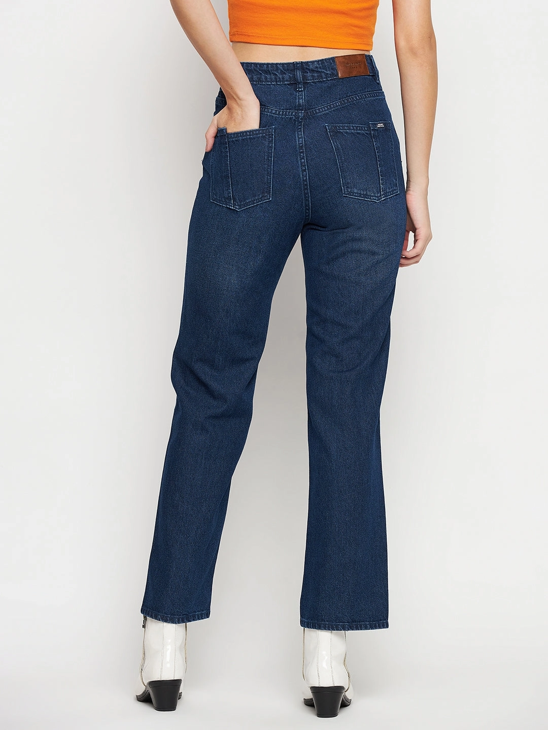 Madame Darkblue Denim Polished Look Perfectly Fitted
