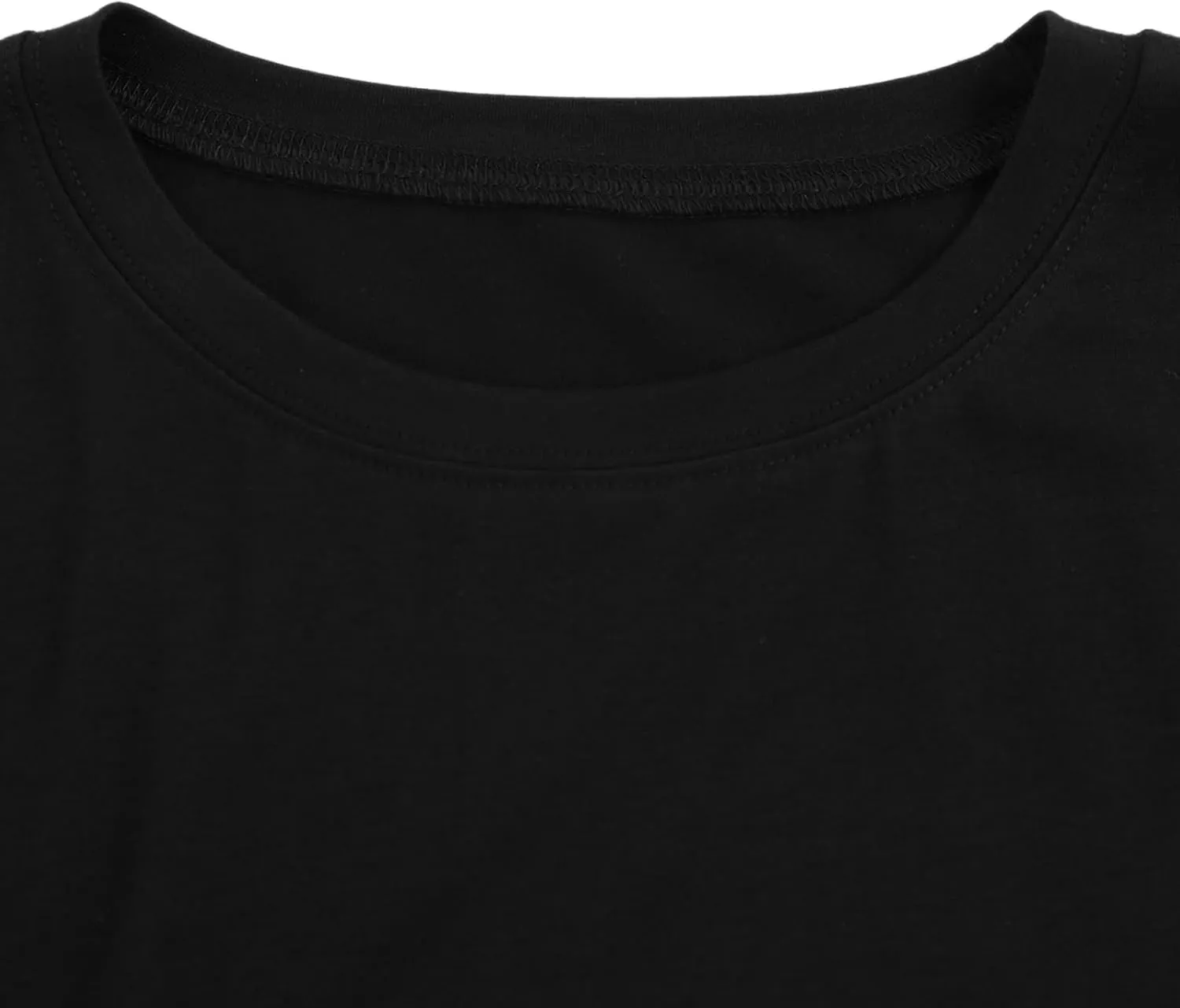 Remidoo Womens Oversized Tee Side Split Short Sleeve T Shirt Solid Crew Neck Loose Top