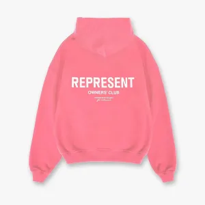 Represent Owners Club Logo Hoodie Bubblegum