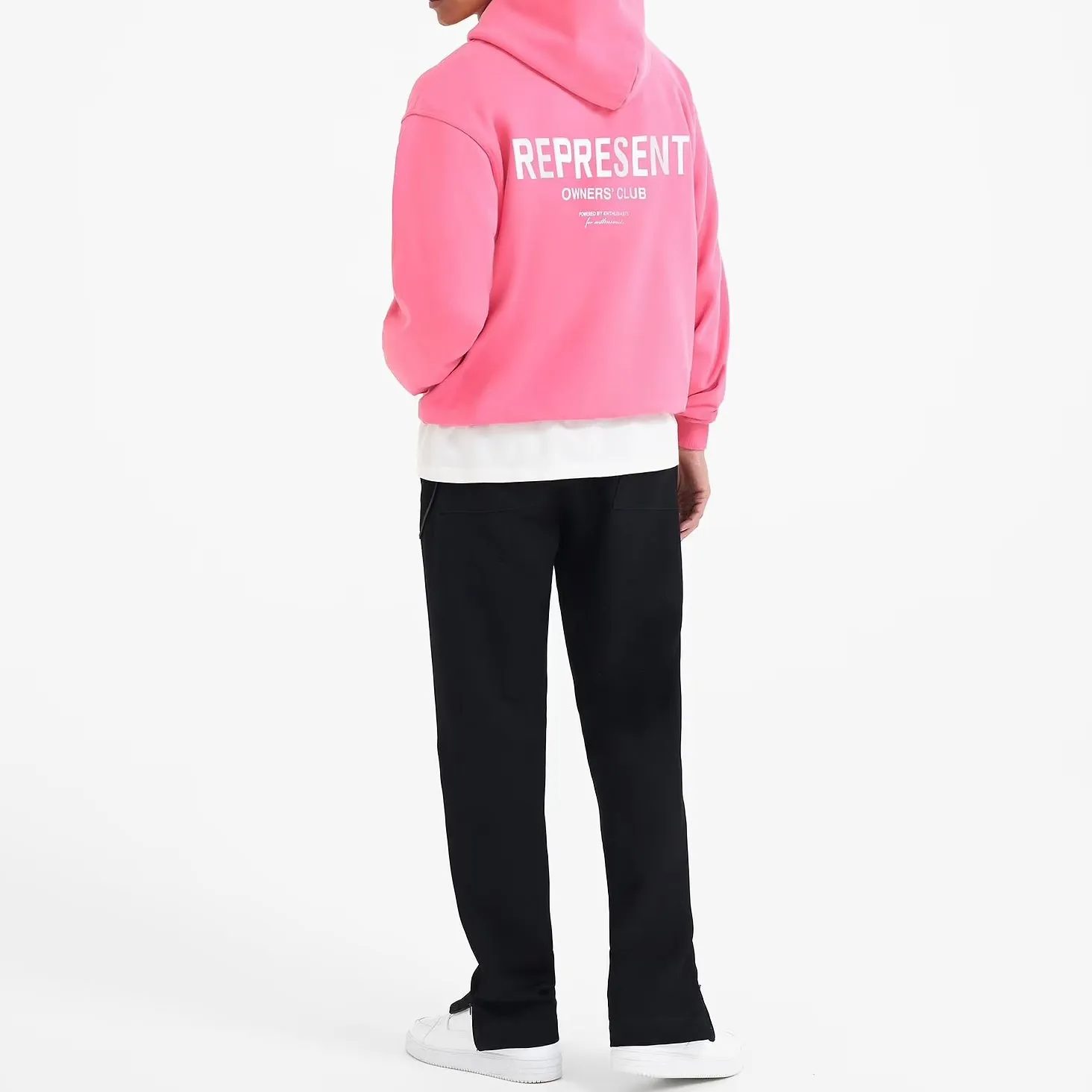 Represent Owners Club Logo Hoodie Bubblegum