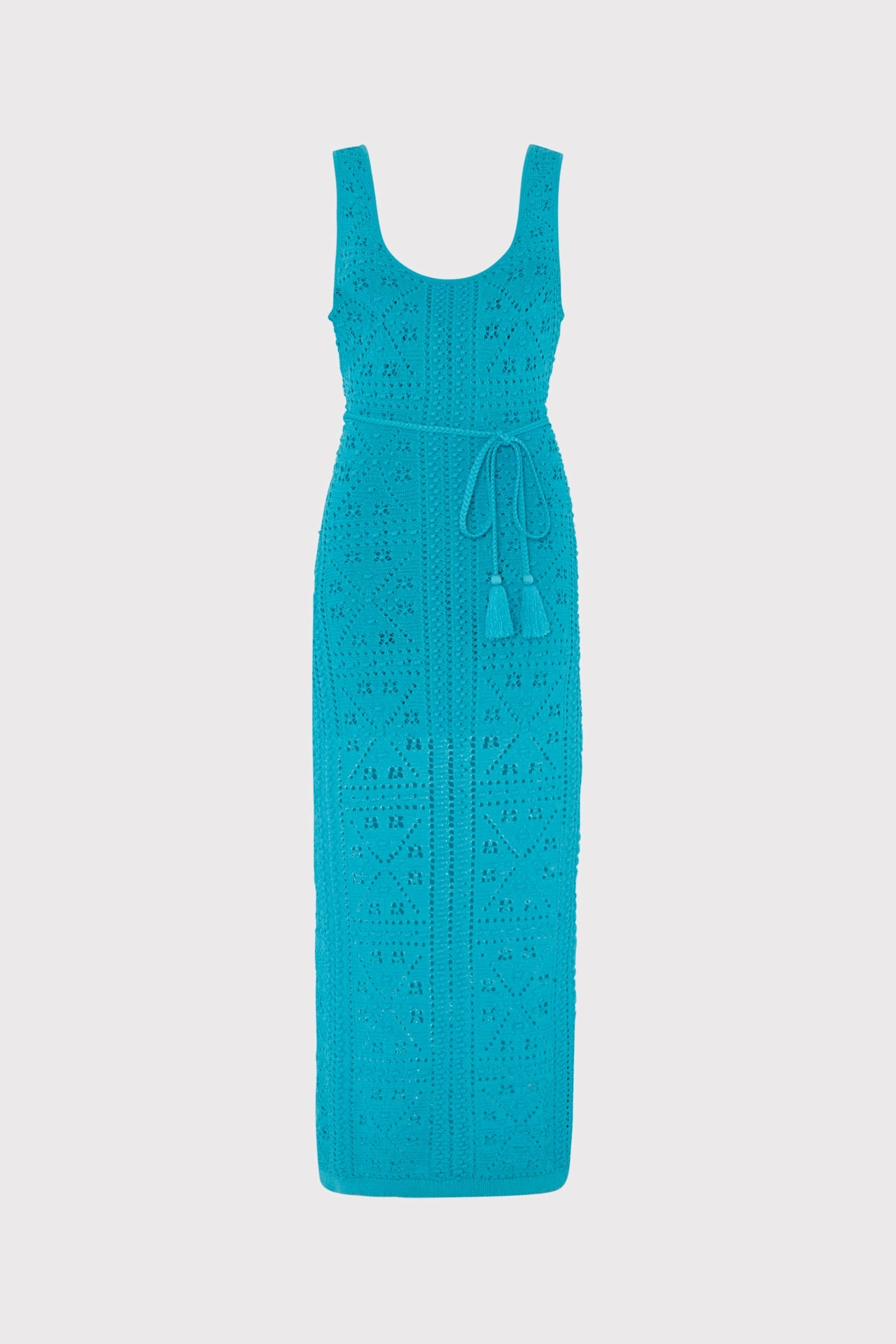 Bubble Pointelle Knit Midi Dress Cashmere Blend Fall Wardrobe