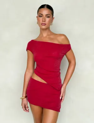 COBI SKIRT - RED : SPARKLE Classic Touch