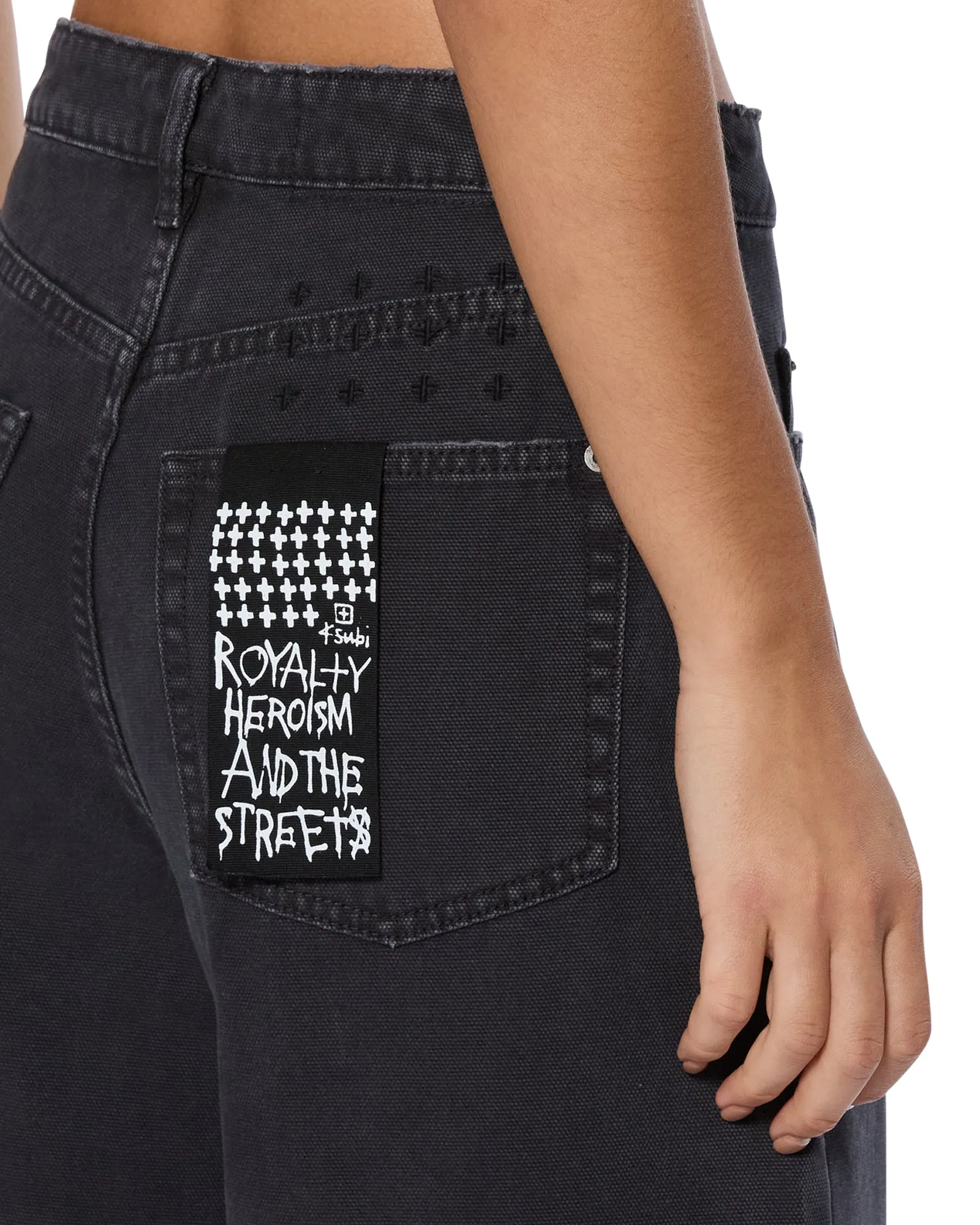 Comfy Waist Smart Casual BARREL JEAN CARPENTER BLACK
