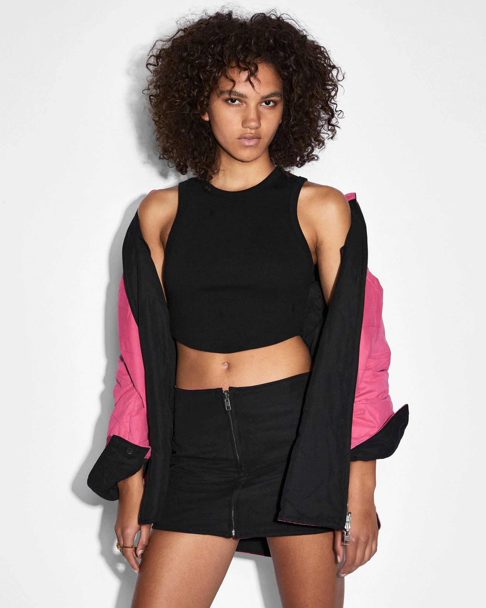 REVERSIBLE LS SHACKET AdjustableHood All-Purpose Jacket
