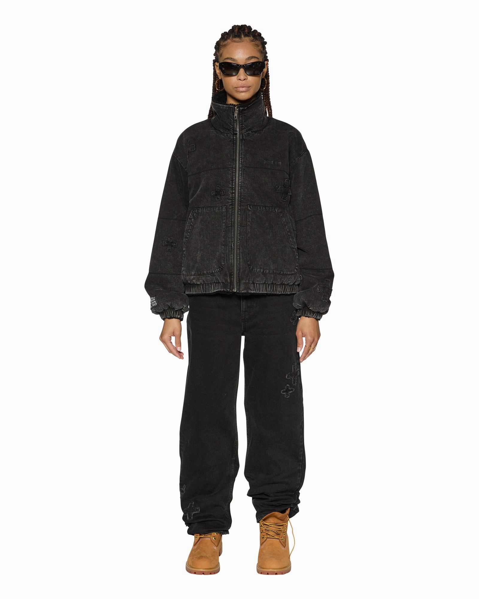 REVERSIBLE PUFFER JACKET NOIR KRAFTWERK/BLACK City