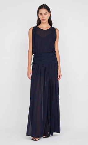 Ready Anytime RHONE DROP WAIST DRESS - INK