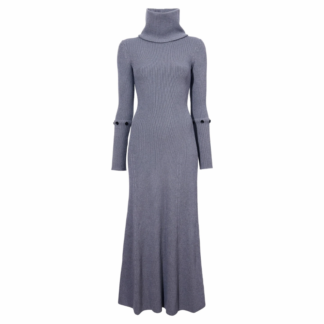 Walk Easy Chic Motion Rib Knit Jocelyn Dress