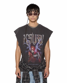 KINGDOM SLASH CREW FADED BLACK Compact Jacquard Weave