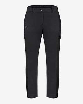 SecureClosureSystem Ribbon Pocket Cropped Stretch Bootcut Pants - Black
