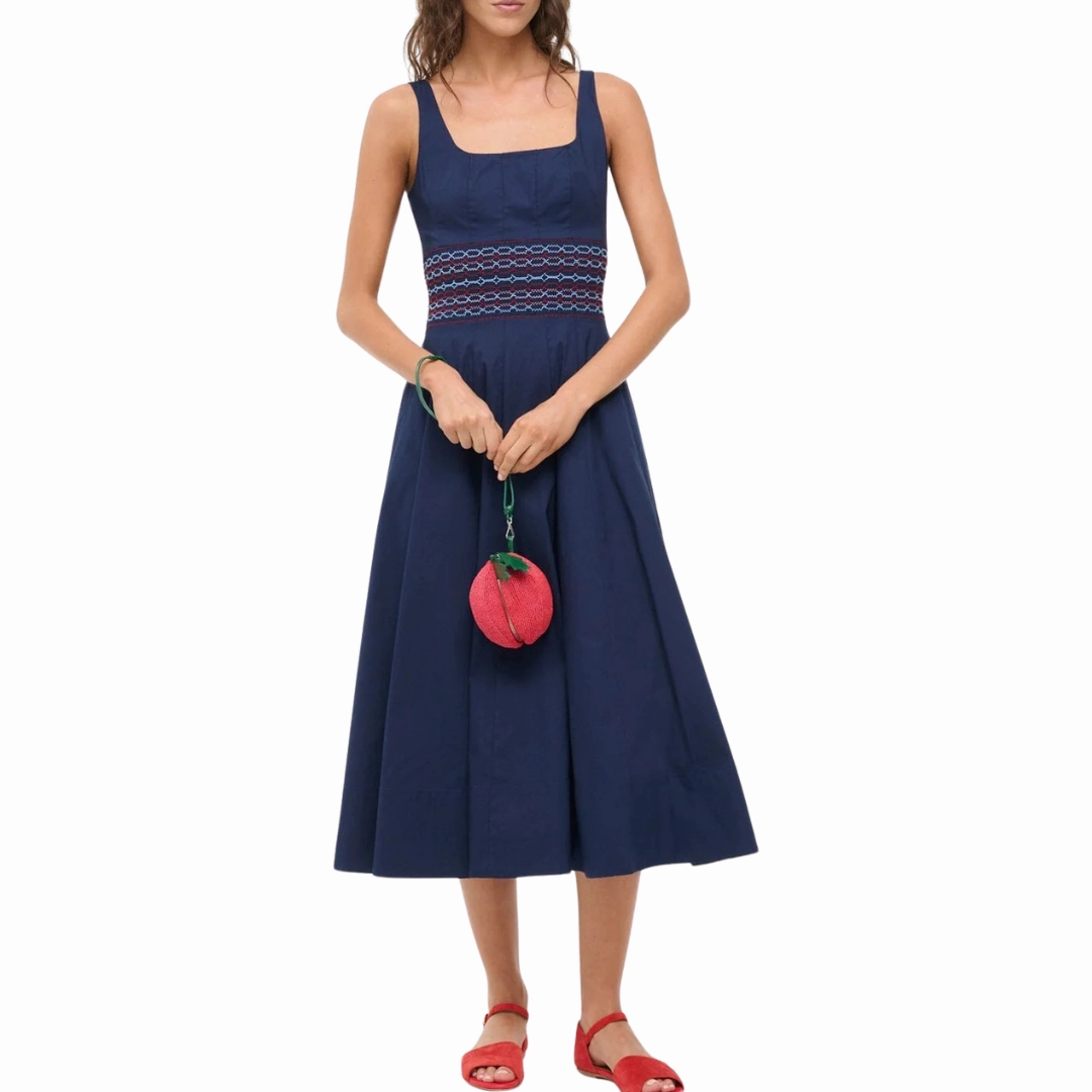 Flared shape Premium Fabric Rig Dress