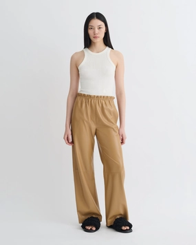 Geb - Okobor? Alt-Leather Pants - Oak Distressed finish Tear Resistant