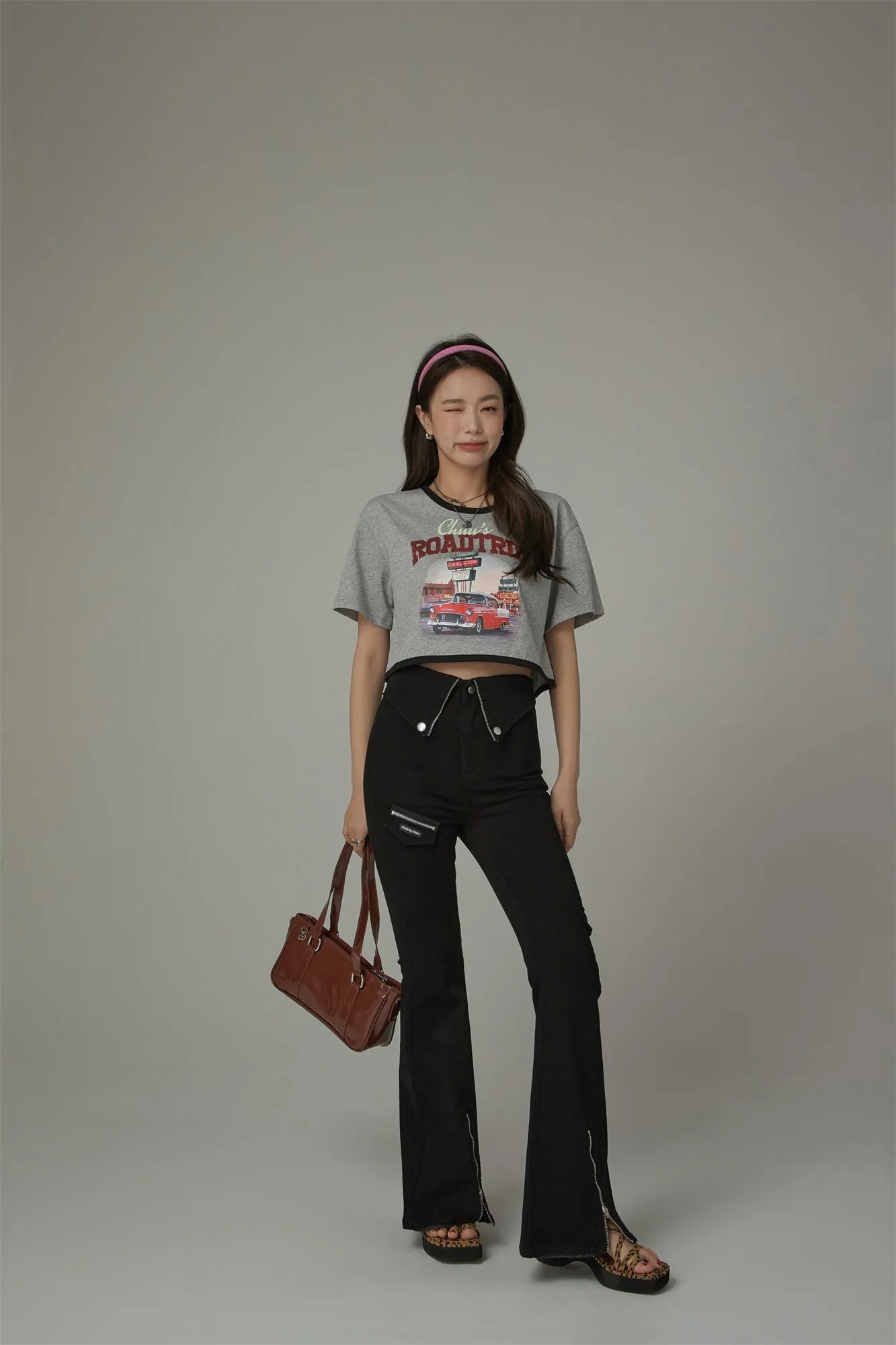 Road Trip Cropped T-Shirt