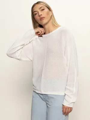 Easy Knitwear Top White Urban Fit Summer Fashion