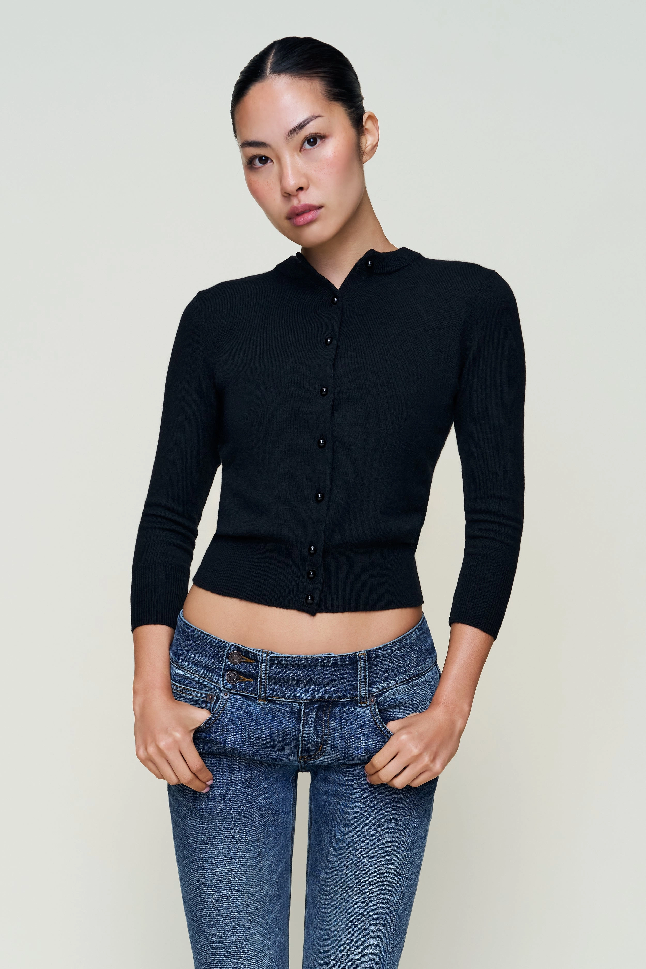 Low Maintenance Fibers Cozy Fleece Emelie Wool Cardigan