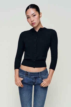 Low Maintenance Fibers Cozy Fleece Emelie Wool Cardigan