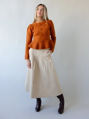 AntiPilling Technology Rosette Knit Sweater