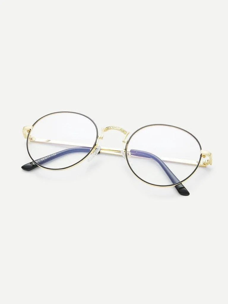 Round Lens Tinted Glasses