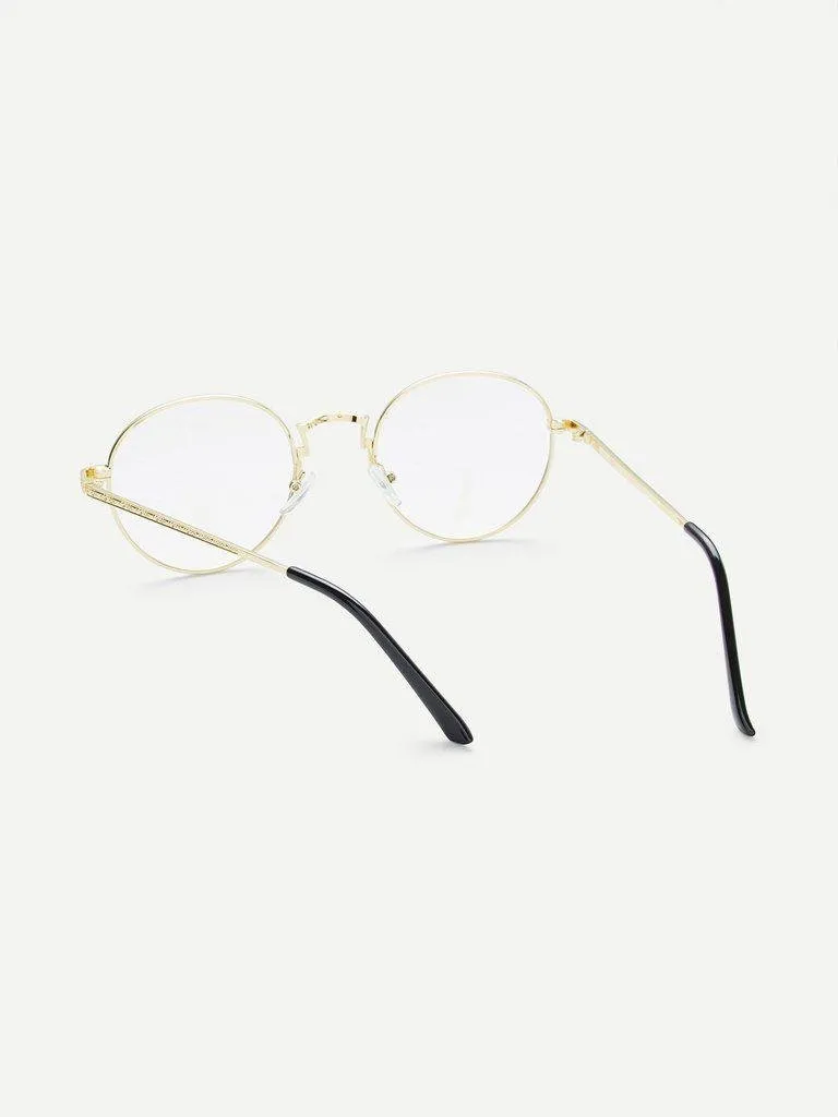 Round Lens Tinted Glasses
