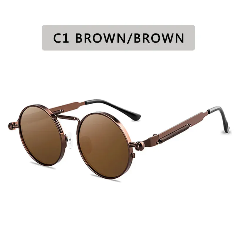 Round Metal Frame Sunglasses