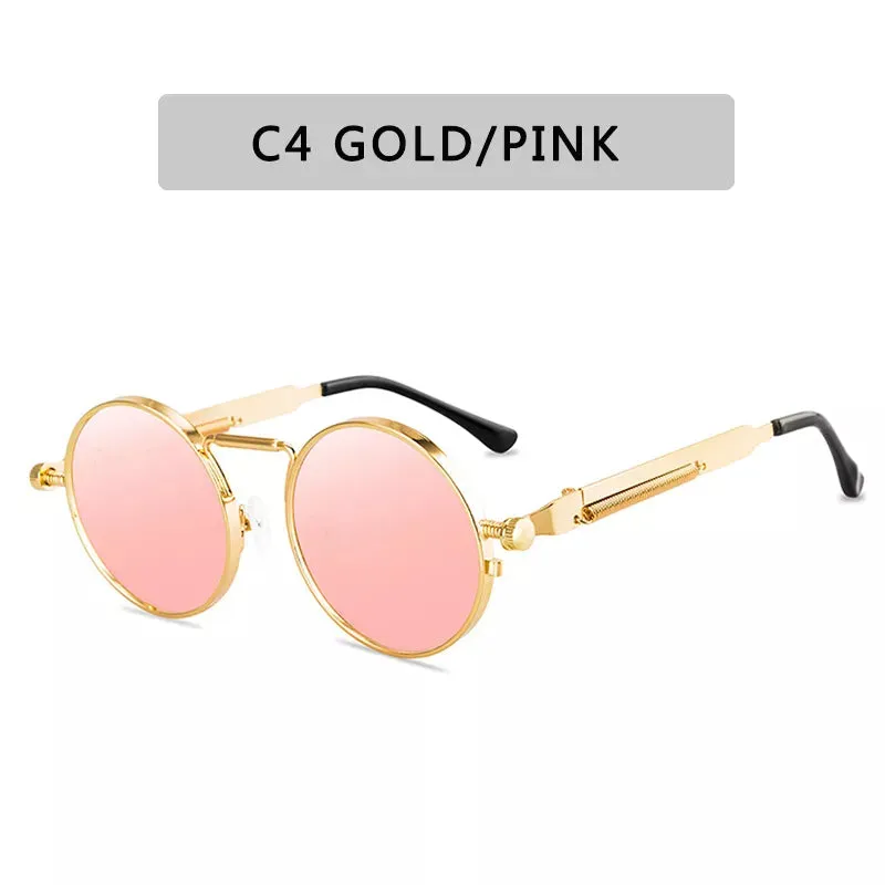 Round Metal Frame Sunglasses