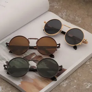 Round Metal Frame Sunglasses