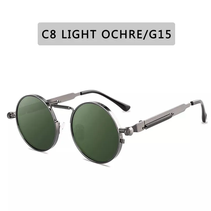 Round Metal Frame Sunglasses