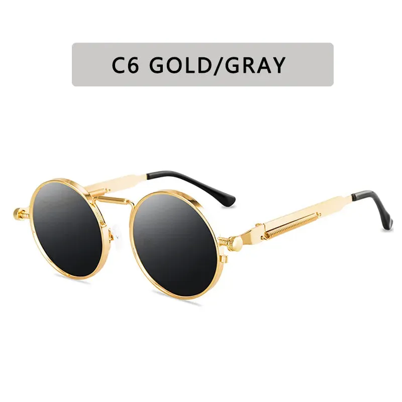 Round Metal Frame Sunglasses