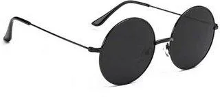 Round Sunglasses (For Men & Women, Red, Clear)