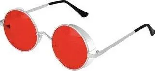 Round Sunglasses (For Men & Women, Red)