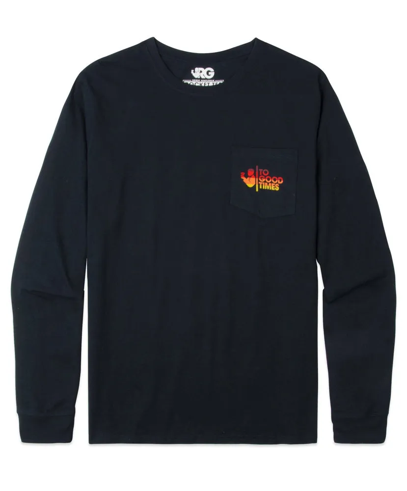 Rowdy Gentleman - The All Nighter Pocket Long Sleeve Tee