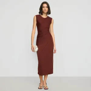 Rowena Twisted Tencel Jersey Dress Easy Vibe