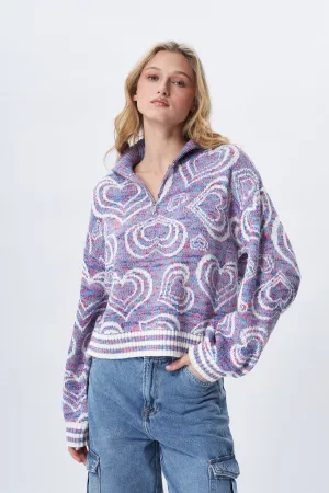 ROYCE SWEATER - PURPLE RHAPSODY