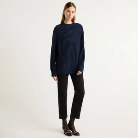 Simple Warmth Roylene Ribbed Boyfriend Sweater