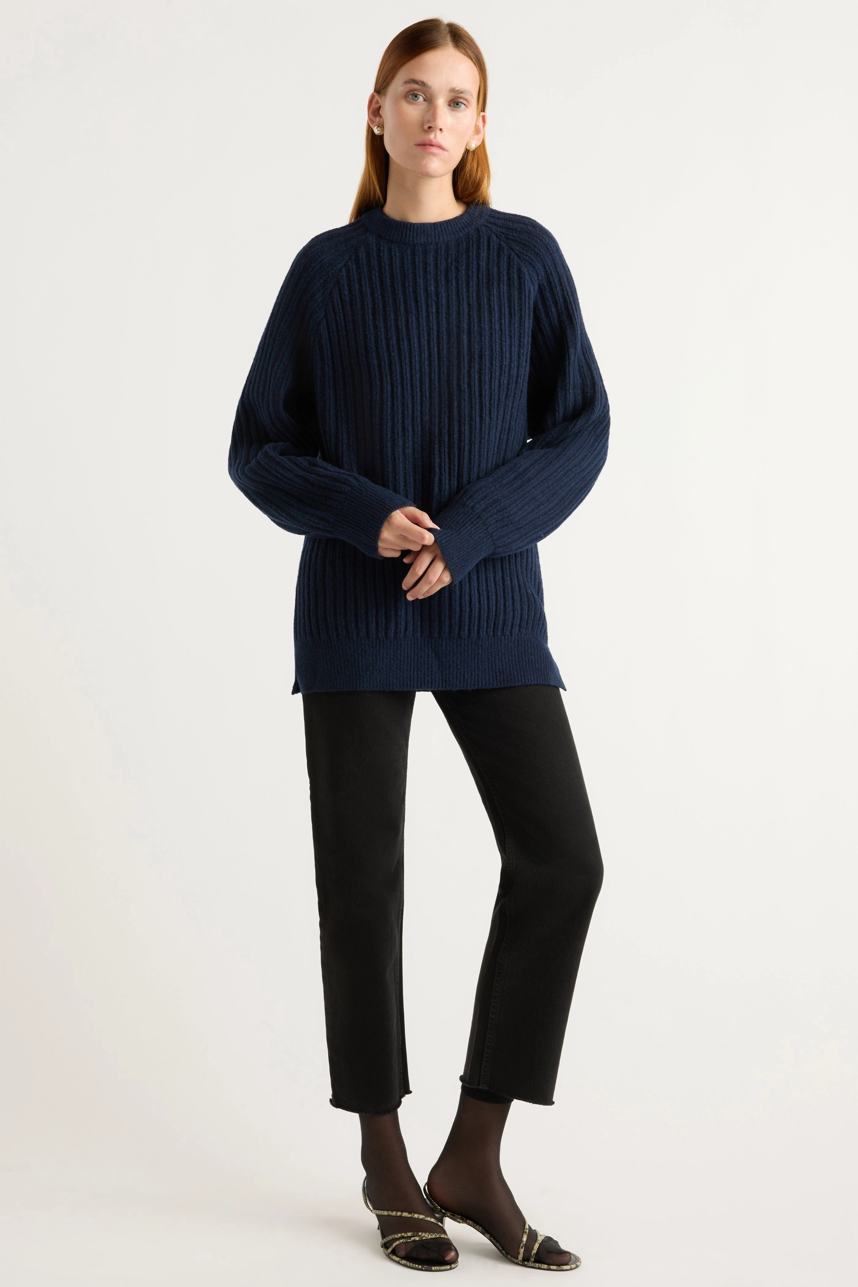 Urban Comfort Roylene Ribbed Boyfriend Sweater