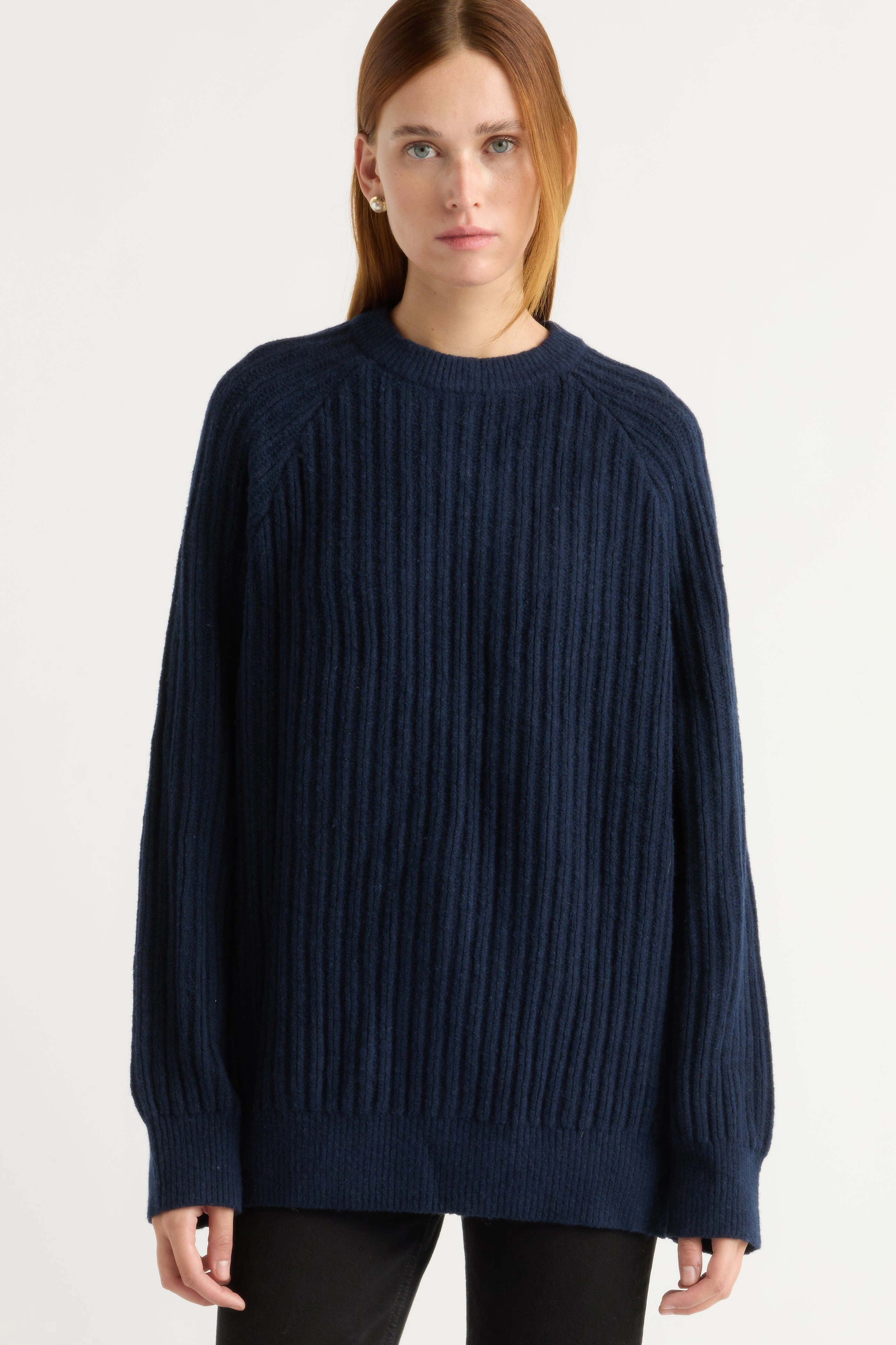 Comfort Choice Roylene Ribbed Boyfriend Sweater
