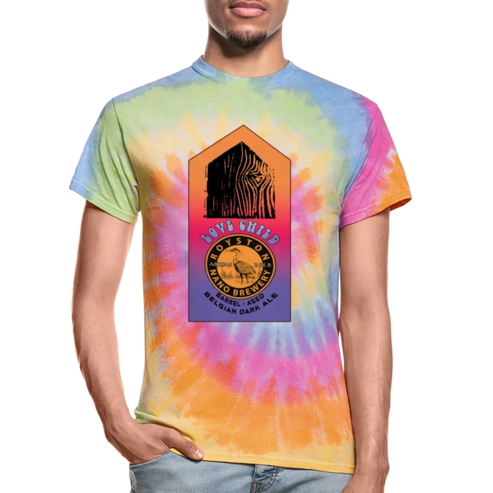 Royston Nano Brewery / Love Shack - Special Charity Edition Love Child - Dye-no-mite Unisex Tie Dye T-Shirt