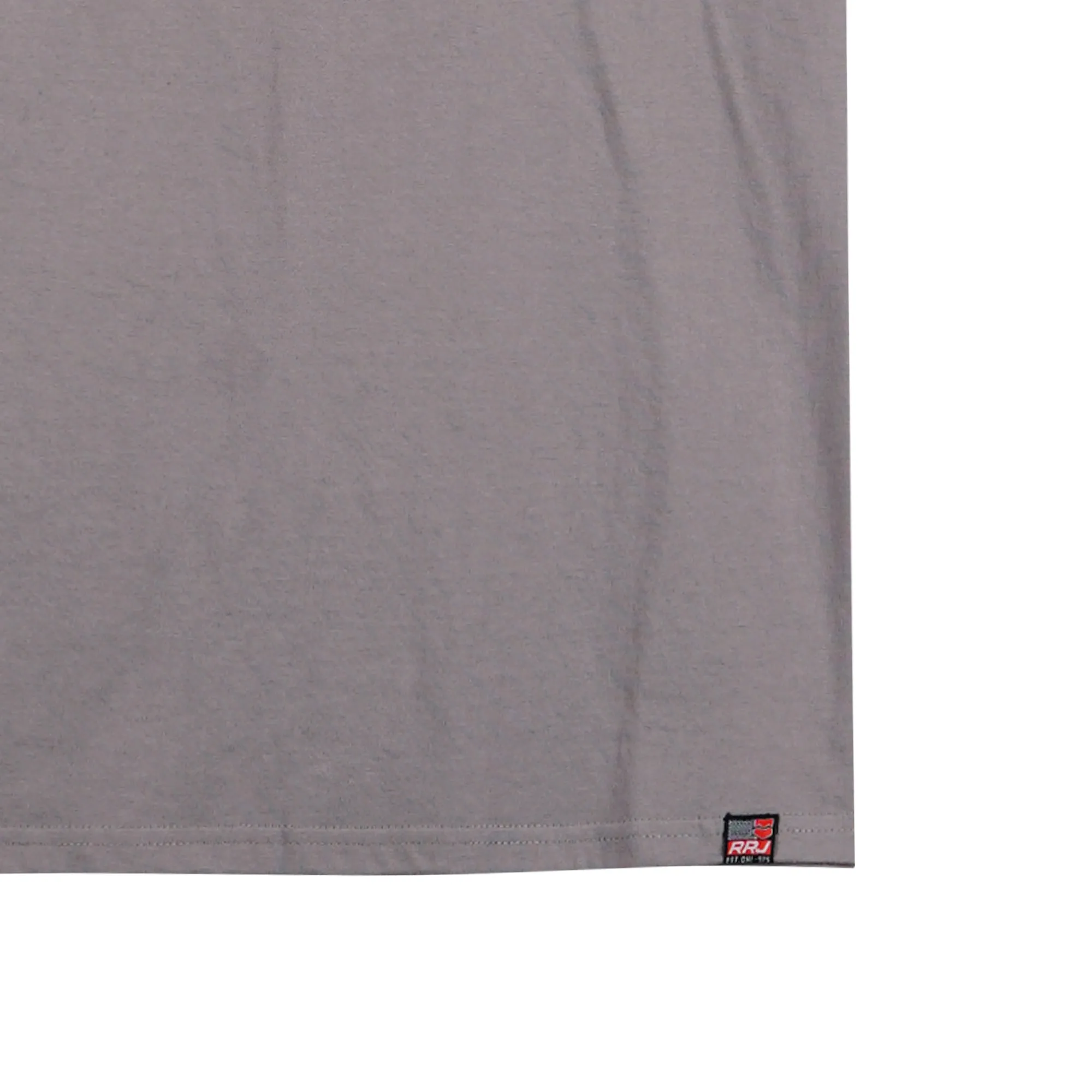 RRJ Men's Basic Tees Semibody Fitting CVC Jersey Fabric 117792 (Charcoal Gray)
