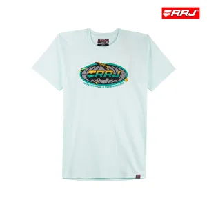 RRJ Men's Basic Tees Semibody Fitting CVC Jersey Fabric 160015-U (Skylight)