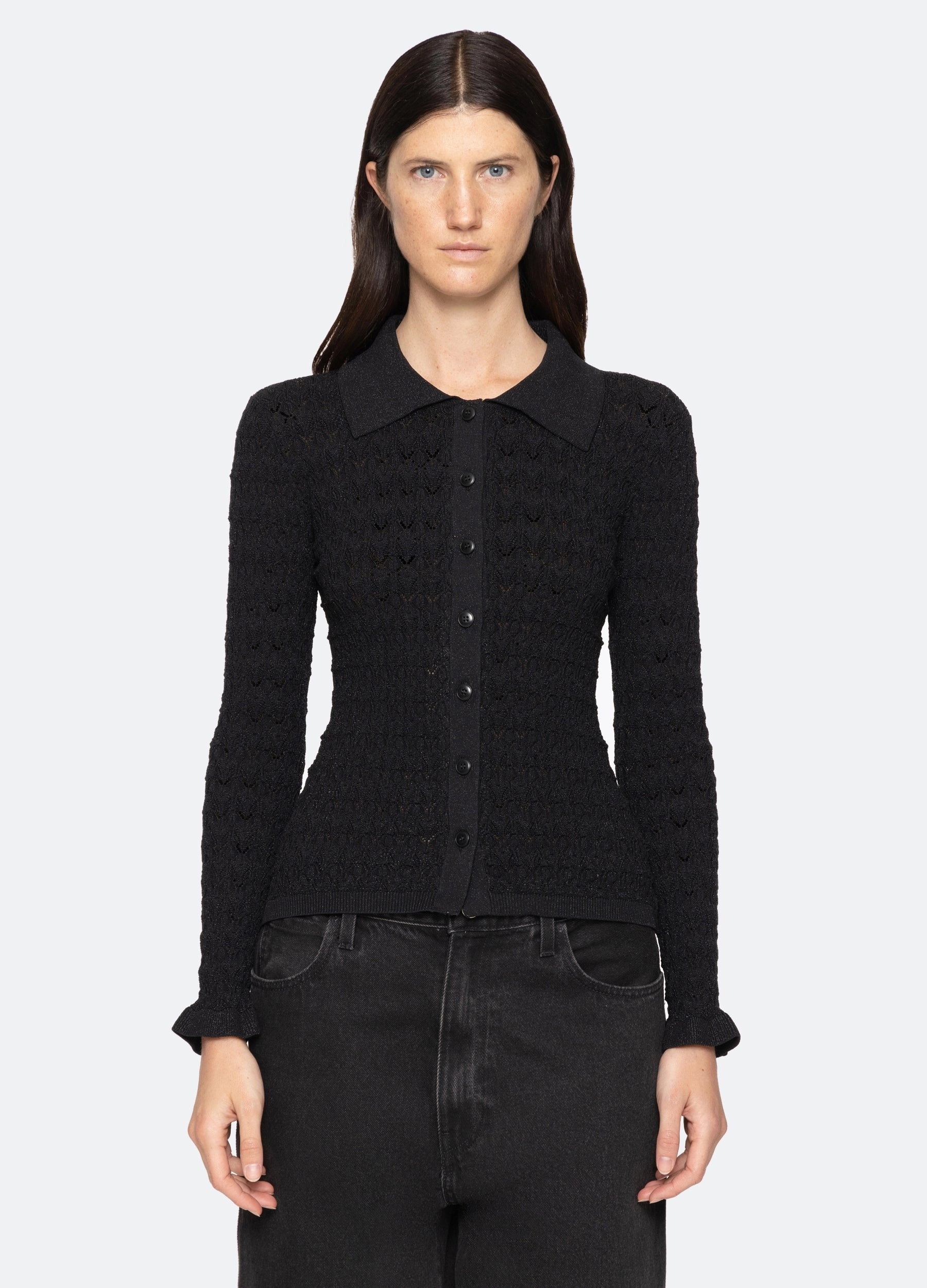 Ruby Cardigan Thermal Regulating Design Shrinkage Prevention Treatment