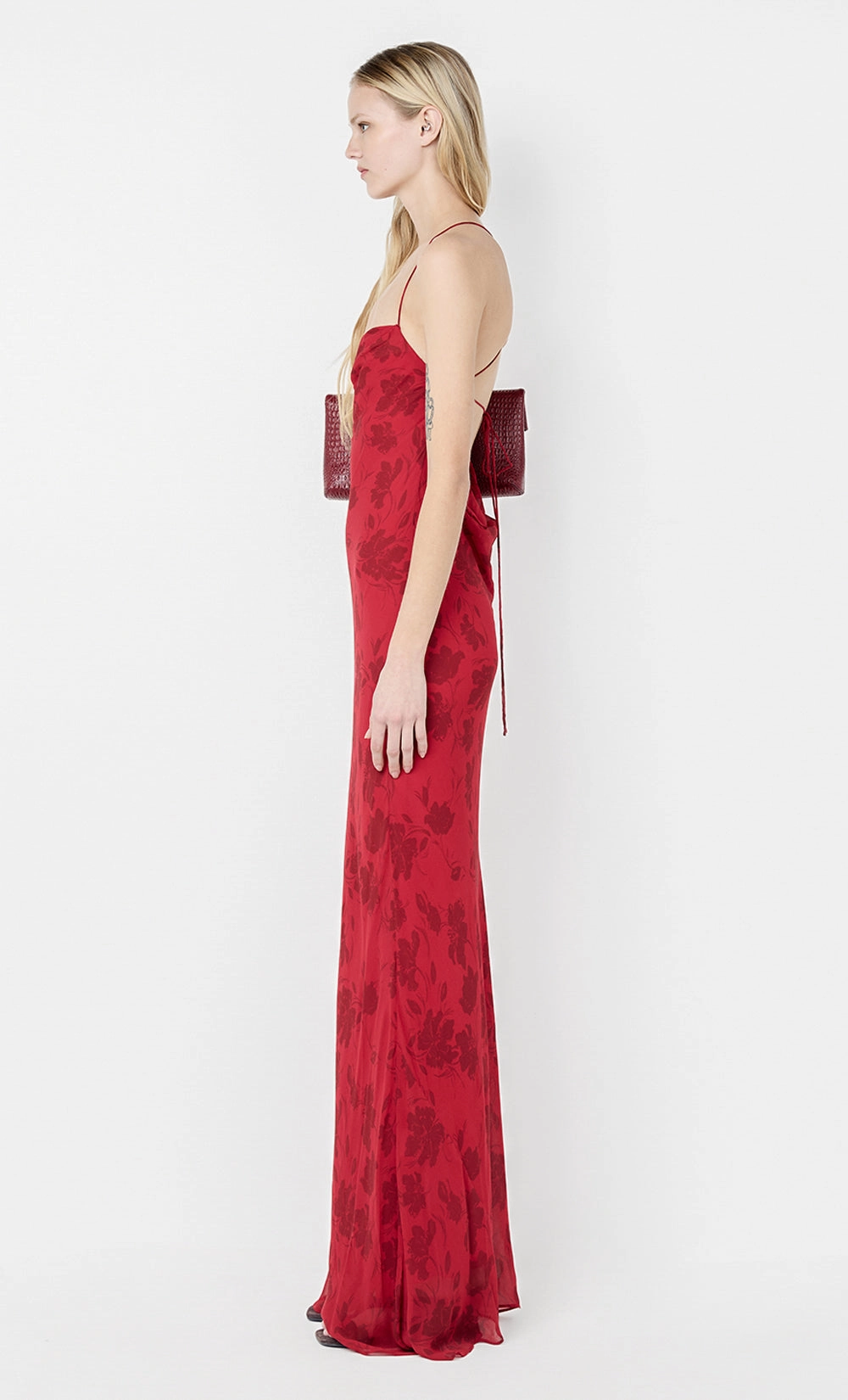 RUBY SLIP MAXI DRESS - CHERRY FLORAL Versatile Wearable